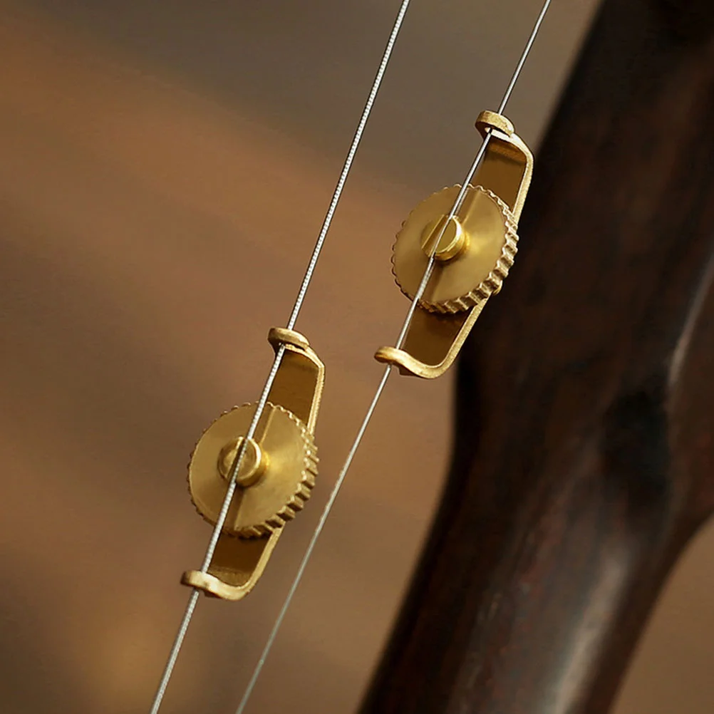 16pcs Pure Copper Erhu Fine Tuners and String Adjusters Professional Tools for Easy and Accurate Erhu String Adjustment erhu accessories