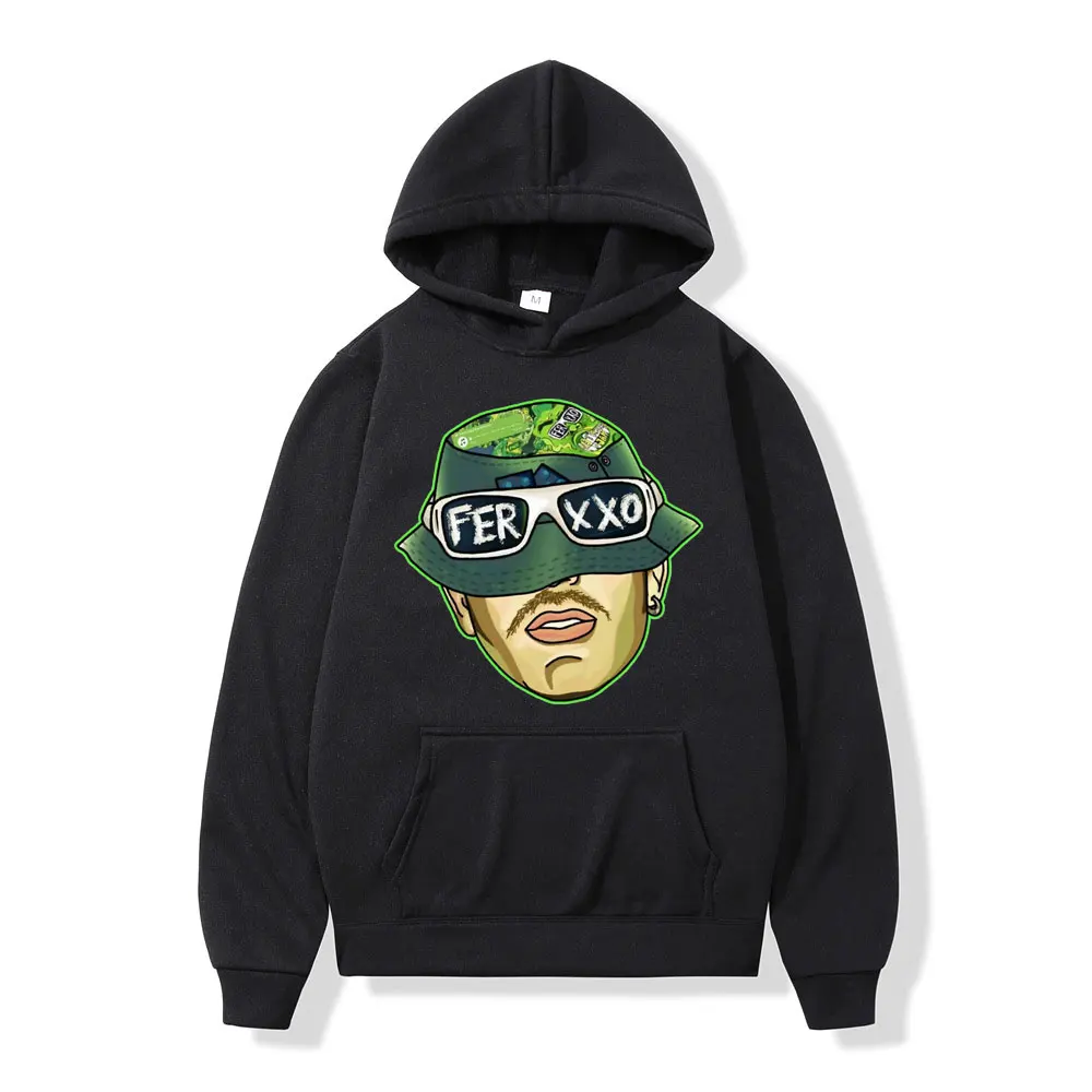 

Feid Ferxxo Tour Hoodie Men Women Hip Hop Casual Fleece Sweatshirts Fashion Aesthetics Oversized Long Sleeve Hoodies Streetwear