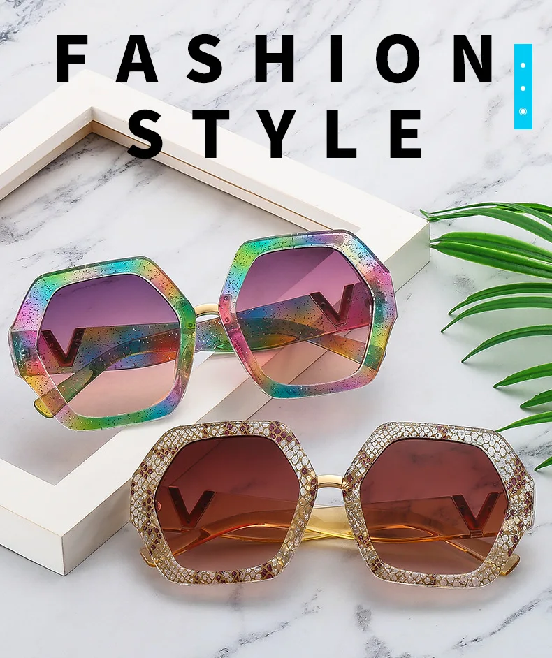 Fashion Big Frame Hexagon Occhiali da sole Donna 2023 Designer Occhiali oversize Occhiali da sole quadrati da uomo Occhiali da sole Gafas femminili_voghion.com