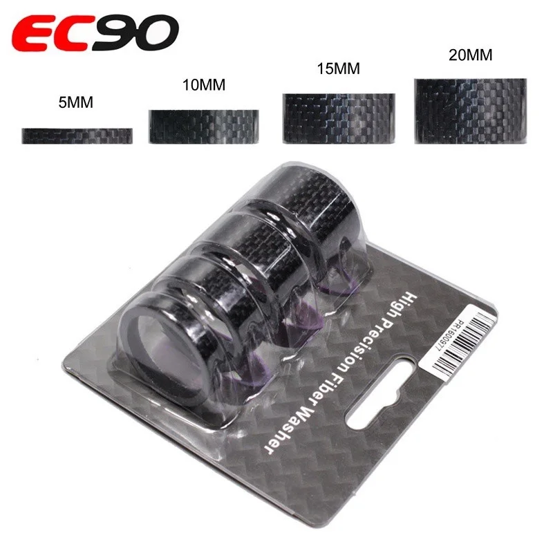 4PCS1SetBikeHeadsetSpacer5101520mmMountainBikeCarbonSpacer