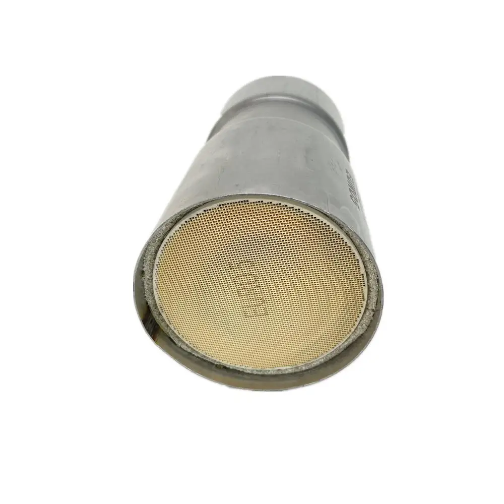 Three way Round Universal Catalytic Converter with ceramic substrate euro 5 114mm 200mm for Honda ODYSSEY ACCORD