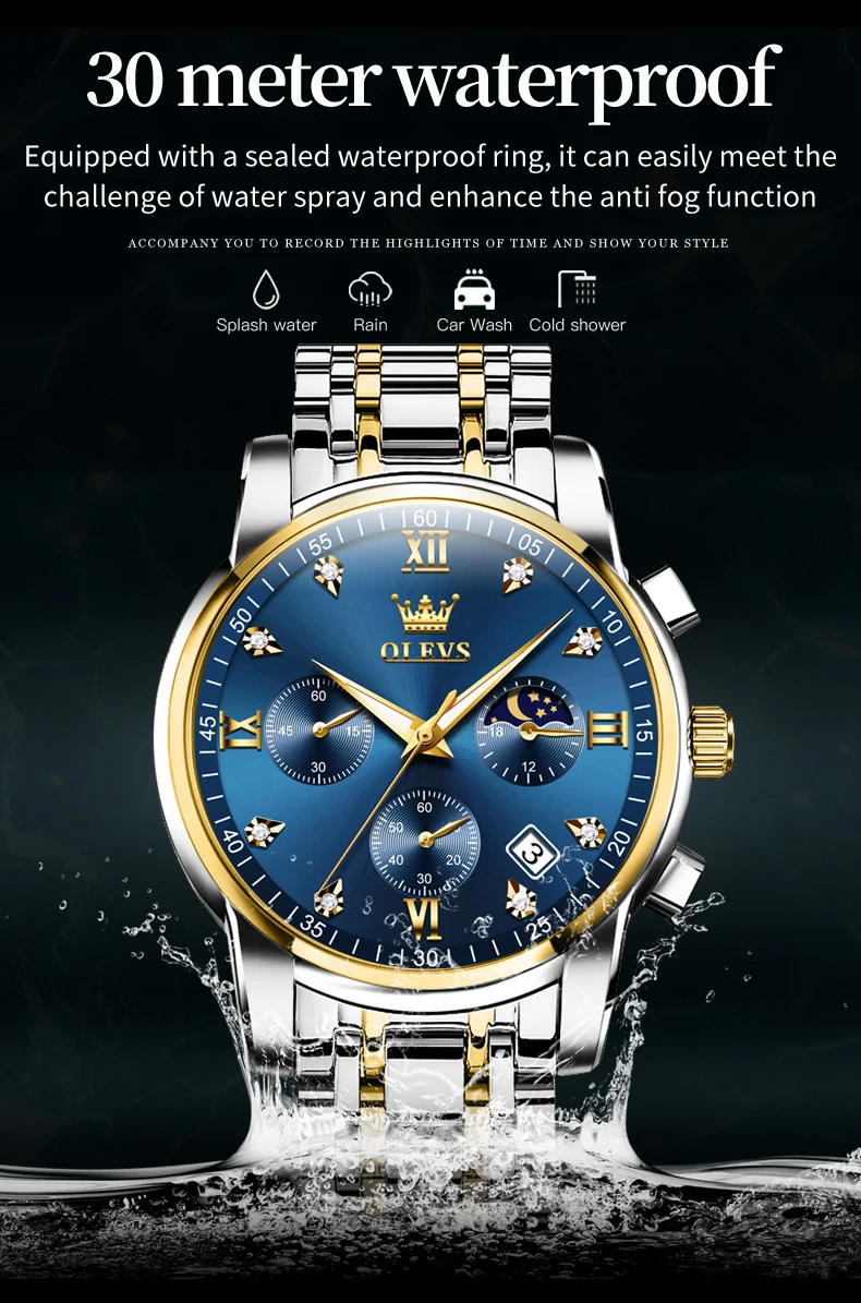OLEVS 2858 Men's Watch - Build quality