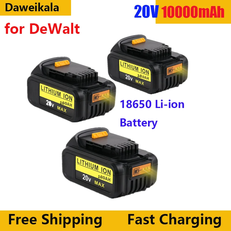 Original Dewalt 20v Batteries Power Tool Battery Dcb205