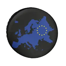 

Flag Map European Union Universe Exploration Tire COVER CARs Wheel COVER CAR Protectors Weatherproof UV Protection Spare Tire