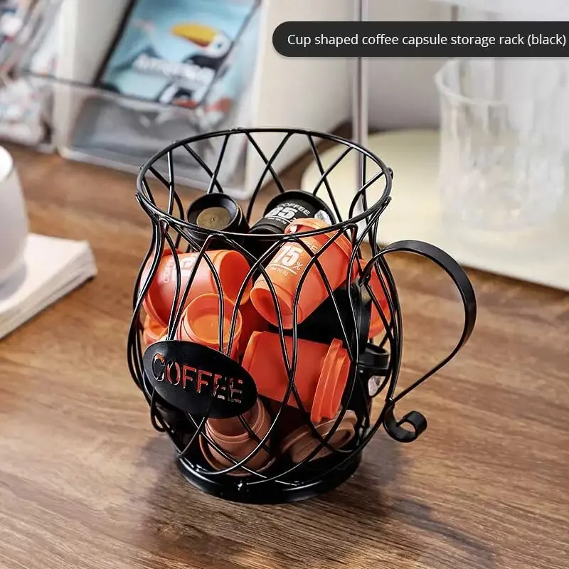 Coffee Pod Holder Large Capacity Metal