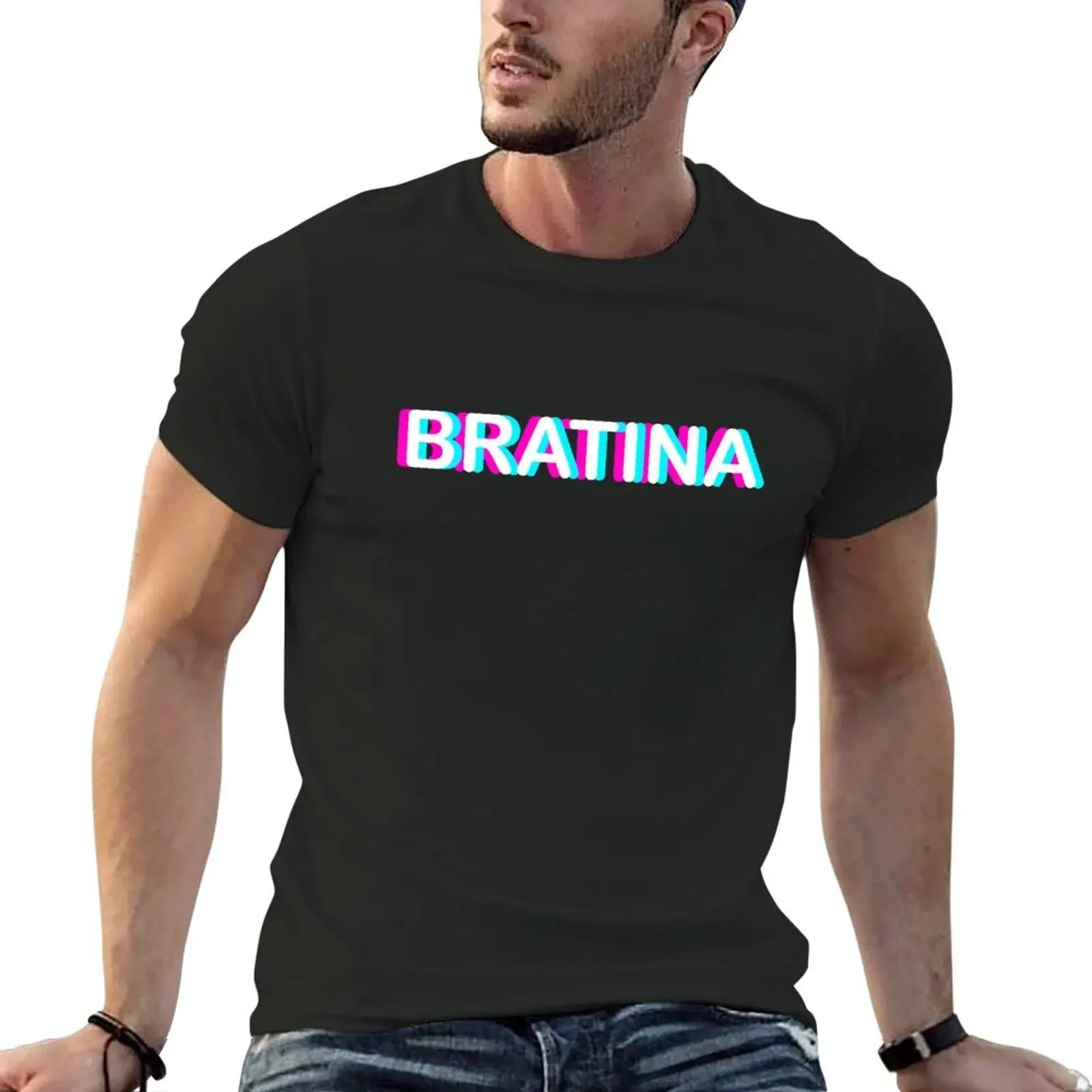 

Bratina Rap Hip Hop Woman Russia Girl Gift T-Shirt oversizeds anime t shirts for men pack