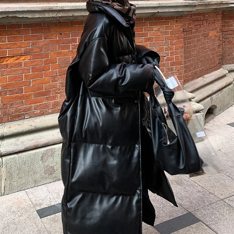 2024 Winter New Style Genuine Leather Bread Jacket Stand Collar Genuine Sheepskin Goose Down Jacket E4