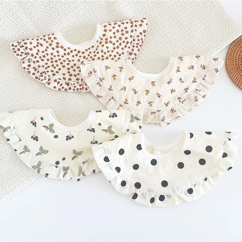 

Cotton Baby Bibs Cartoon High-absorbent Saliva Towel Newborn Burp Cloths Soft Bandana Scarf for Boy Girls Feeding Bib