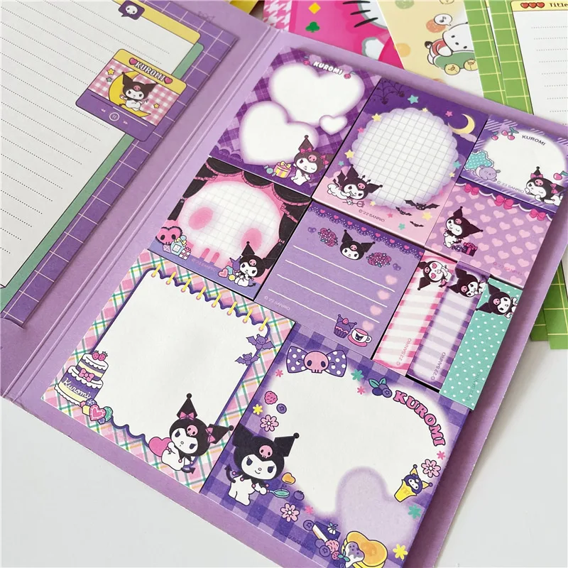 Note Book Kawaii Convenience Book Mymelody Kuromi Cinnamoroll Note Book Cute Paste Notepad Student Office Stationery