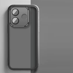Transparent Silicone Phone Case with Camera Lens Protector for Realme Note 60x (Jtm TH)