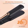 Negative Ion Hair Straightener Curling Iron Ceramic Flat Iron Negative Ion Wide Plate Temperature Adjustable Hair Straig