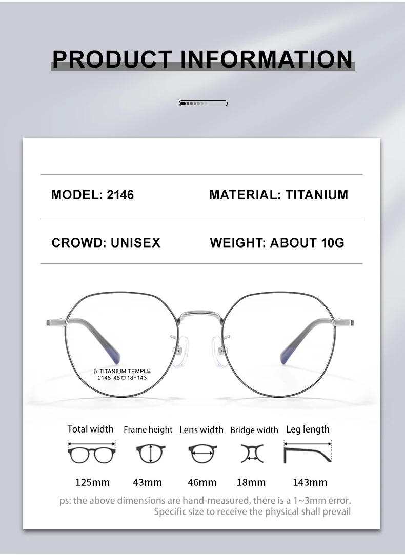 Close-Up of Vicky Reading Glasses Lens