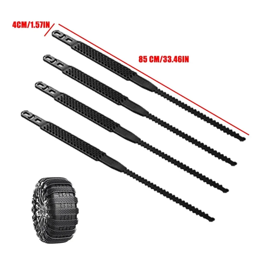 8Pcs Chain Auto Winter Tire Wheels Chains Anti Skid Chains For Car Truck SUV Winter Car Tires Accessories