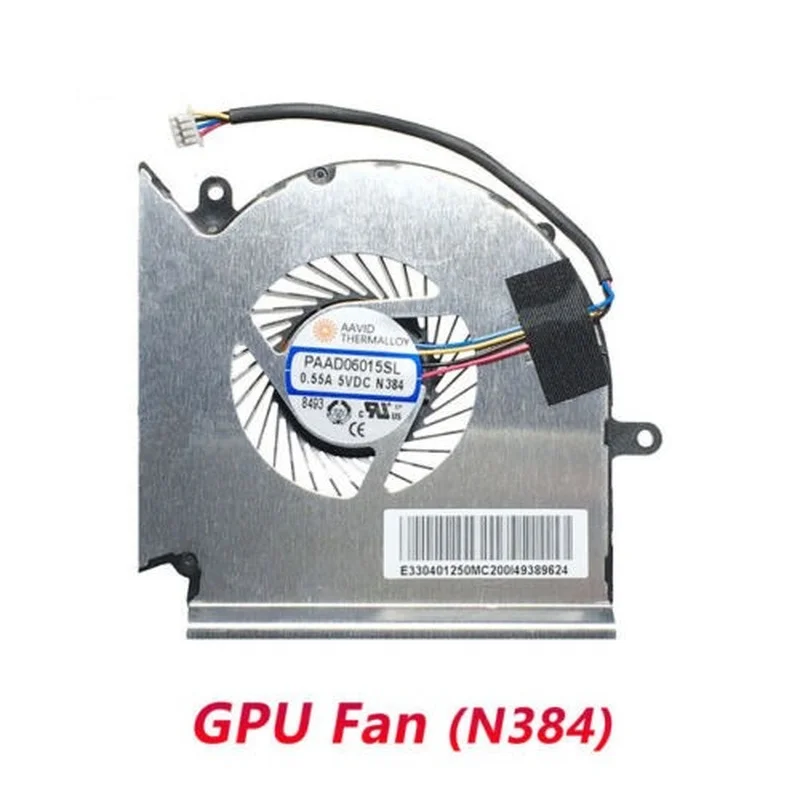 MSI MS-16P7 GL63 GE63 GP63 GV63 GL73 GP73 GE63VR GE73VR MS-16P1 MS-17C1 N417 / N384 용 노트북 CPU GPU 냉각 쿨러 팬