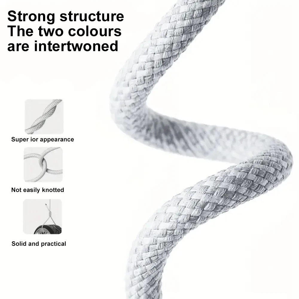 USB-C to Type C Color Cable For iPhone 15 PD 60W Fast Charging For Huawei Xiaomi Samsung Type C Weaving Cable Accessories