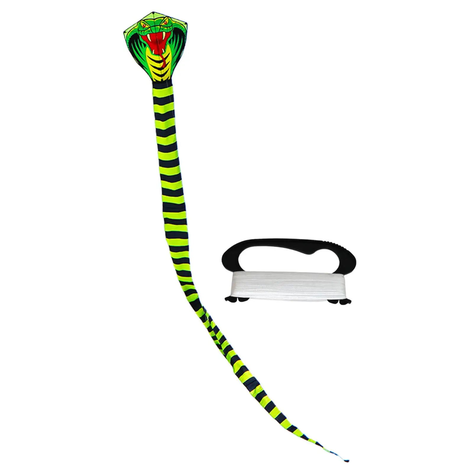 Snake Kite with Long Tail Kids Outdoor Toy for Park Lawn Birthday Gift