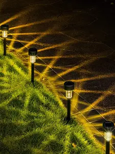 Уличная садовая лампа на солнечной батарее, водонепроницаемый ландшафтный светильник, освещение для дорожек, патио, двора, украшение газон...