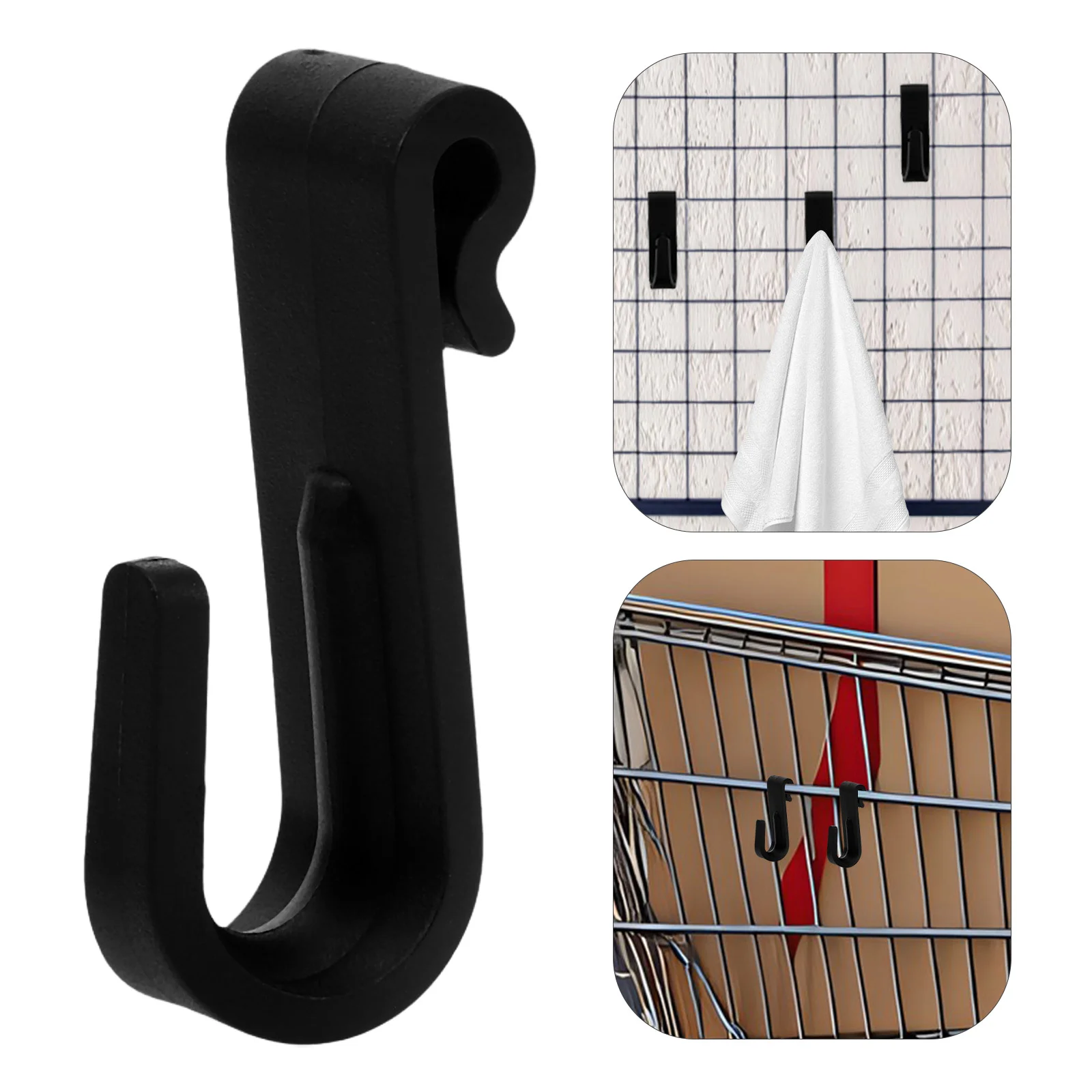 20 Pcs Plastic Hooks Multifunctional Hooks Single Drawer Hook Z Shaped Hanging Single Bathroom Hook Over Door Sturdy