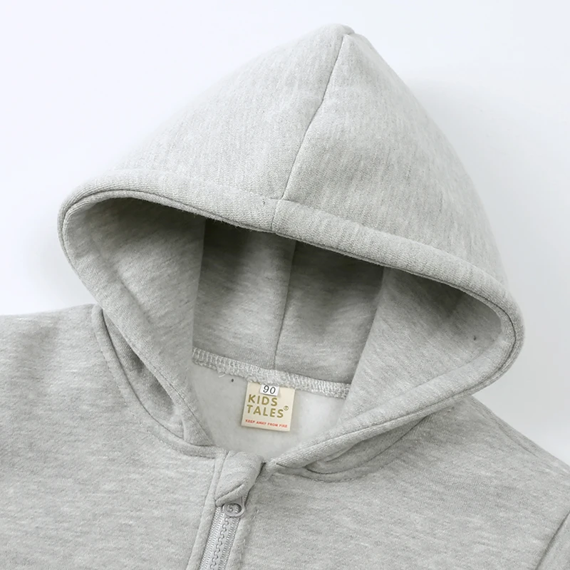 Baby Jungen Mädchen Baumwolle Kapuze Kleidung Set Trainings anzüge Kleinkind Kinder Kleidung Set Kinder Jacke Mantel Hosen Anzug für Sporta nzüge – Detail 9