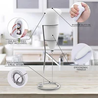 Milk Frother Handheld Mixer Electric Coffee Foamer Egg Beater Cappuccino Stirrer Mini Portable Blenders Home Kitchen Whisk Tool 6