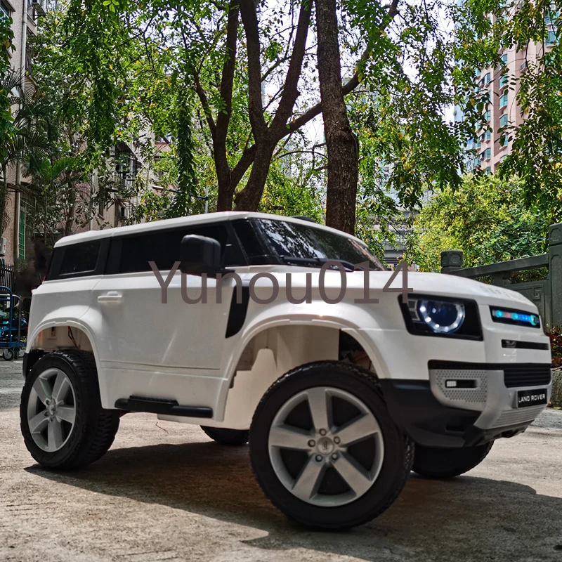 

Детский четырехколесный электромобиль Land Rover Defender, может быть оборудован, с дистанционным управлением, игрушечная коляска для младенцев для детей 3 лет
