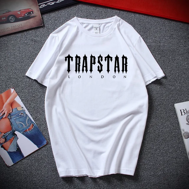 Limited New Trapstar London Men's Clothing T-Shirt XS-2XL Men Woman fashion t-shirt men cotton brand teeshirt white