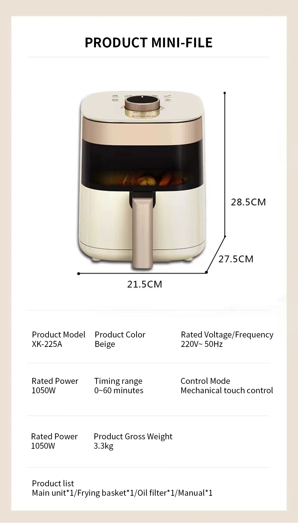 Doméstico, Grande Capacidade, 5L, Forno Elétrico, Novo