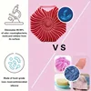 Silicone Body Brush for Showering Foam Shower Exfoliating Bath Massage Brushes Polygonal Handheld Body Scrubber Skin Cleaning 6