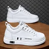 Men's PU Leather Waterproof Sneakers Casual Sports Shoes Men Lightweight Breathable Flat Non-slip Tenis Shoes Zapatillas Hombre 2