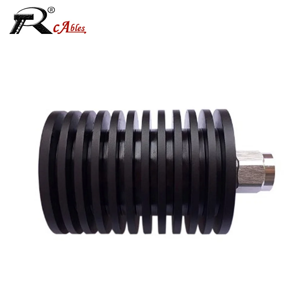 Conector de Plugue Macho Carga Fictícia Niquelado Terminação Coaxial rf 100w 3ghz 4ghz 50ohm Acessórios rf n