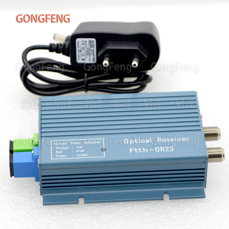 Receptor óptico de alto nivel FTTH CATV con convertidor óptico de
