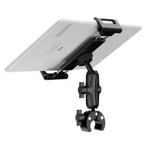 Универсальный кронштейн для планшета 2 в 1, для мотоцикла, велосипеда, с регулируемым углом, 4,5-13,5 дюймов, подставка для Ipad Air Mini 2 3 4, крепление для планшета