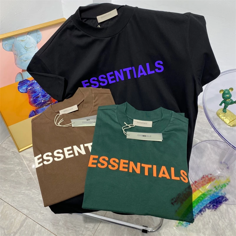 

Базовая футболка из тяжелой ткани для мужчин и женщин, Повседневная футболка оверсайз с 3D клейким принтом, топы, футболки