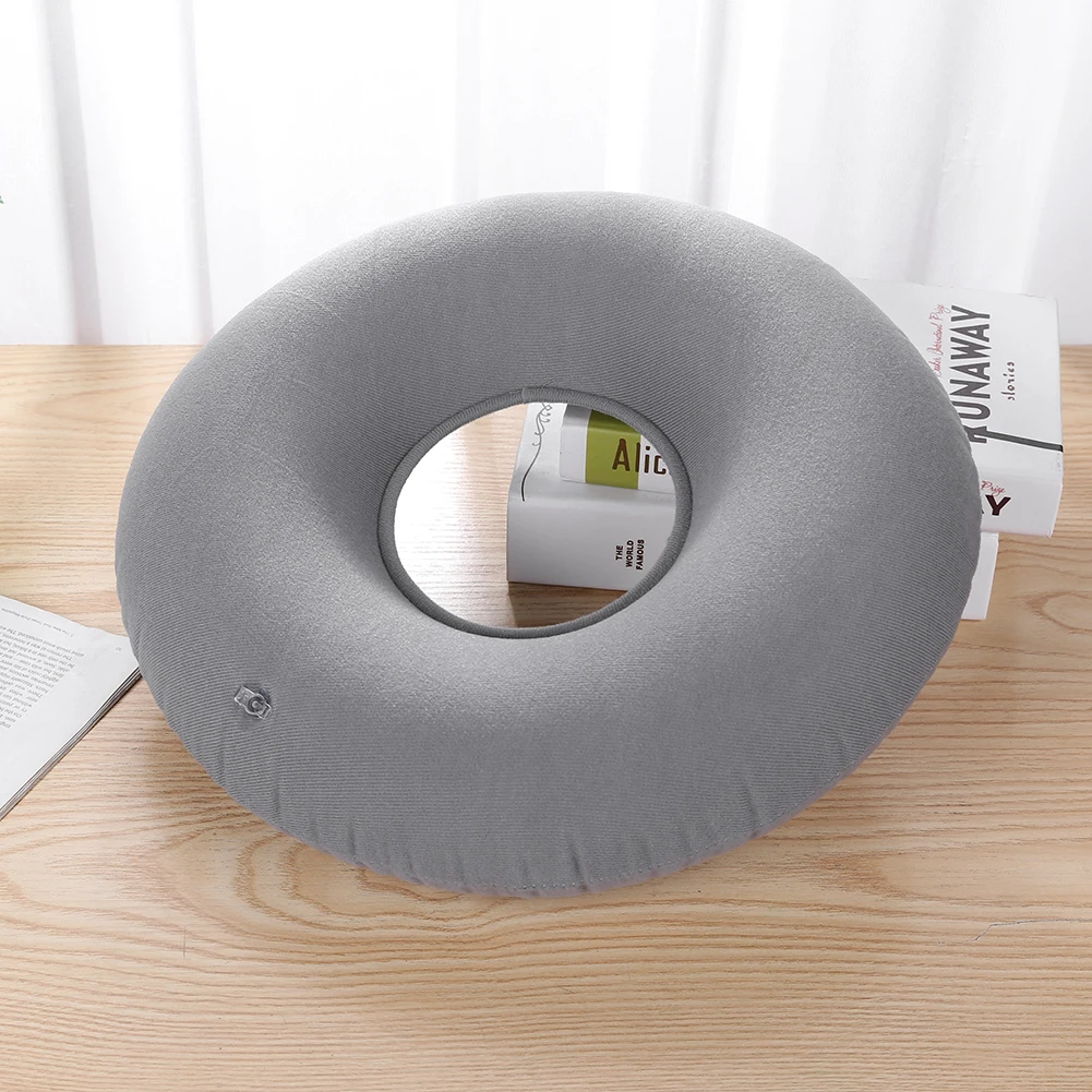 1pcs Hip Support Medical Hemorrhoid Seat Pad Massage Cushion with Pump New Support Inflatable Ring Round Pillow Donut Chair Pad