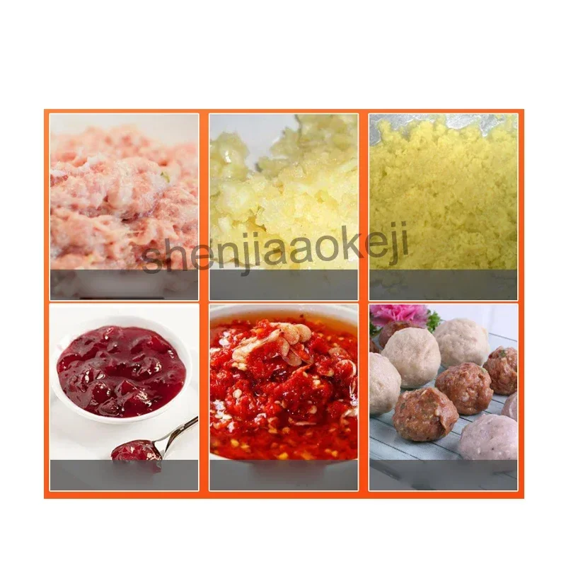 Stainless Steel Meat mincer meatball beater meatball machine commercial pig beef machine food cut meat machine 6