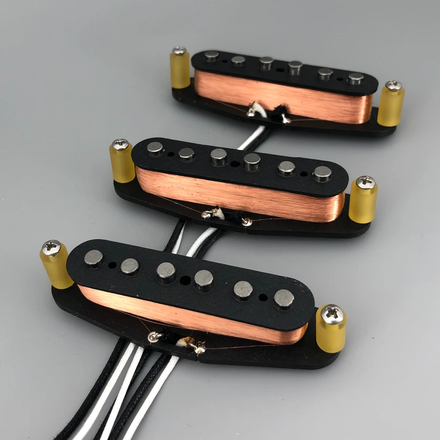 

Classic V60 SSS Single Coil Handwound Guitar Pickups Neck Middle Alnico 5 Musical Instruments Accessories