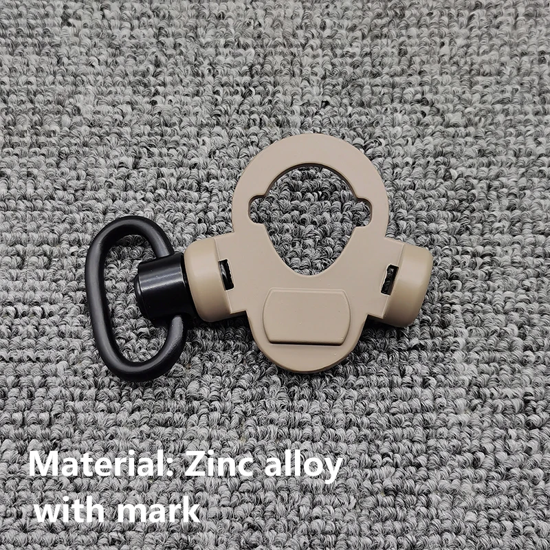 Tactical AEG Rear Clip Strap Strap Buckle QD Sling Mount Push Botton Adapter Fit For M4 M16