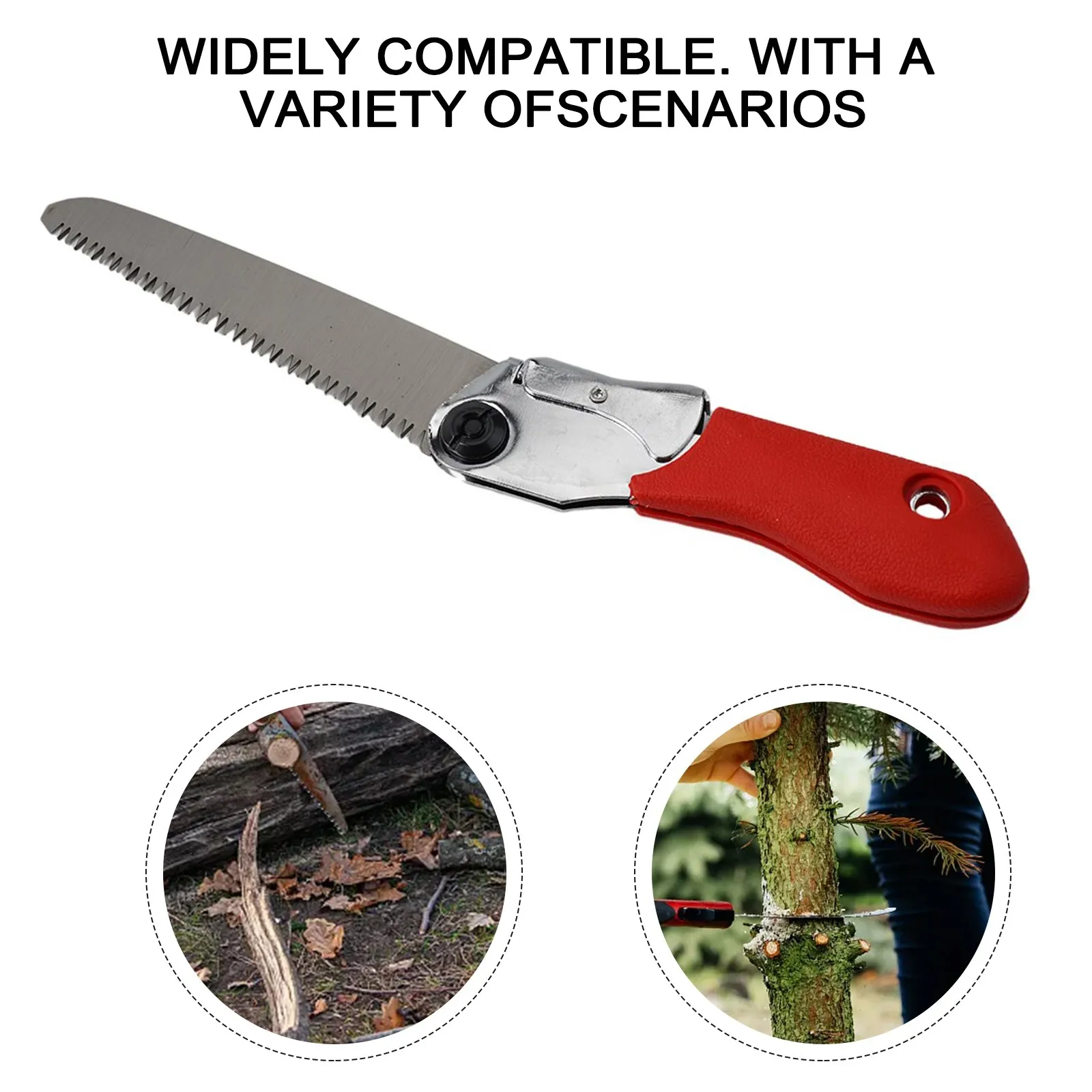 130mm Folding Saw 3-Edge Tooth Hand Saw For Wood Cutting Camping Pruning Household Small Hand Woodworking Garden