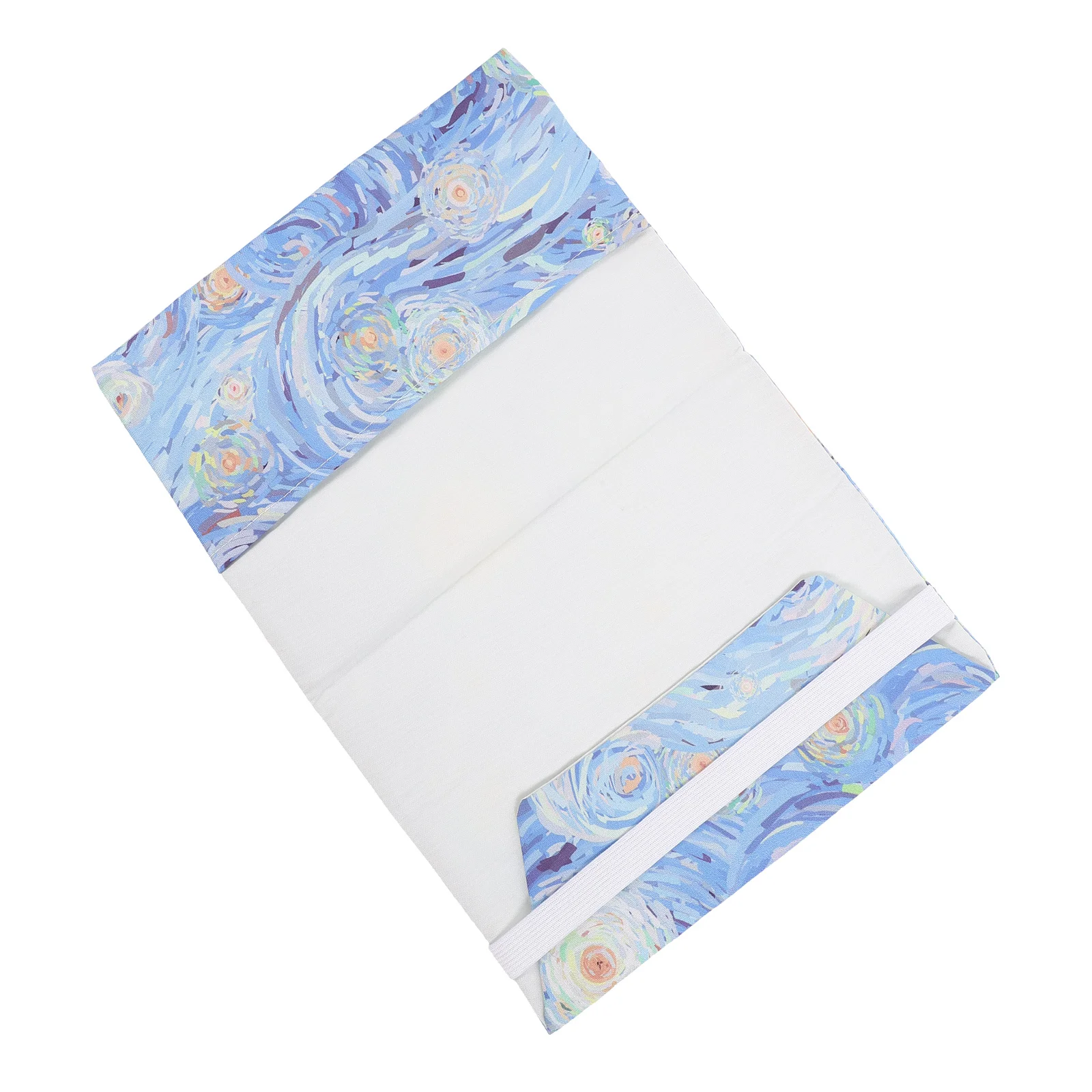 

Book Cover Sleeve Protector A5 Book Covers Hardcover Soft Cloth Book Protector Flower Pattern Adjustable Book Sleeve Notebook