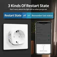 TNCE Tuya Wifi Plug 20A Smart Socket EU Power Monitor Remote Control switch Smart Life APP Works with Alexa Googl Home Alice - Image 5