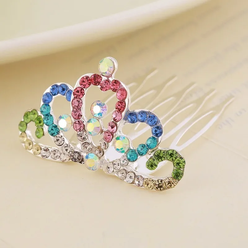 Baby Glitter Tiaras 3D Crown Hairbands for Girls Sparkling Festival Princess Hair Sticks Girls Headwear Kids Hair Accessories