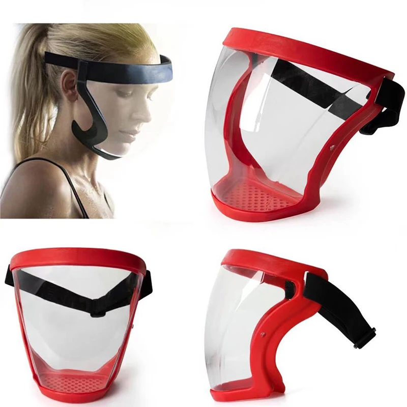 

Full Face Shield Protect Face Mask Safety Glasses Eye Protection Mask Windproof Dustproof Anti-splash Face Mask Kitchen Tool