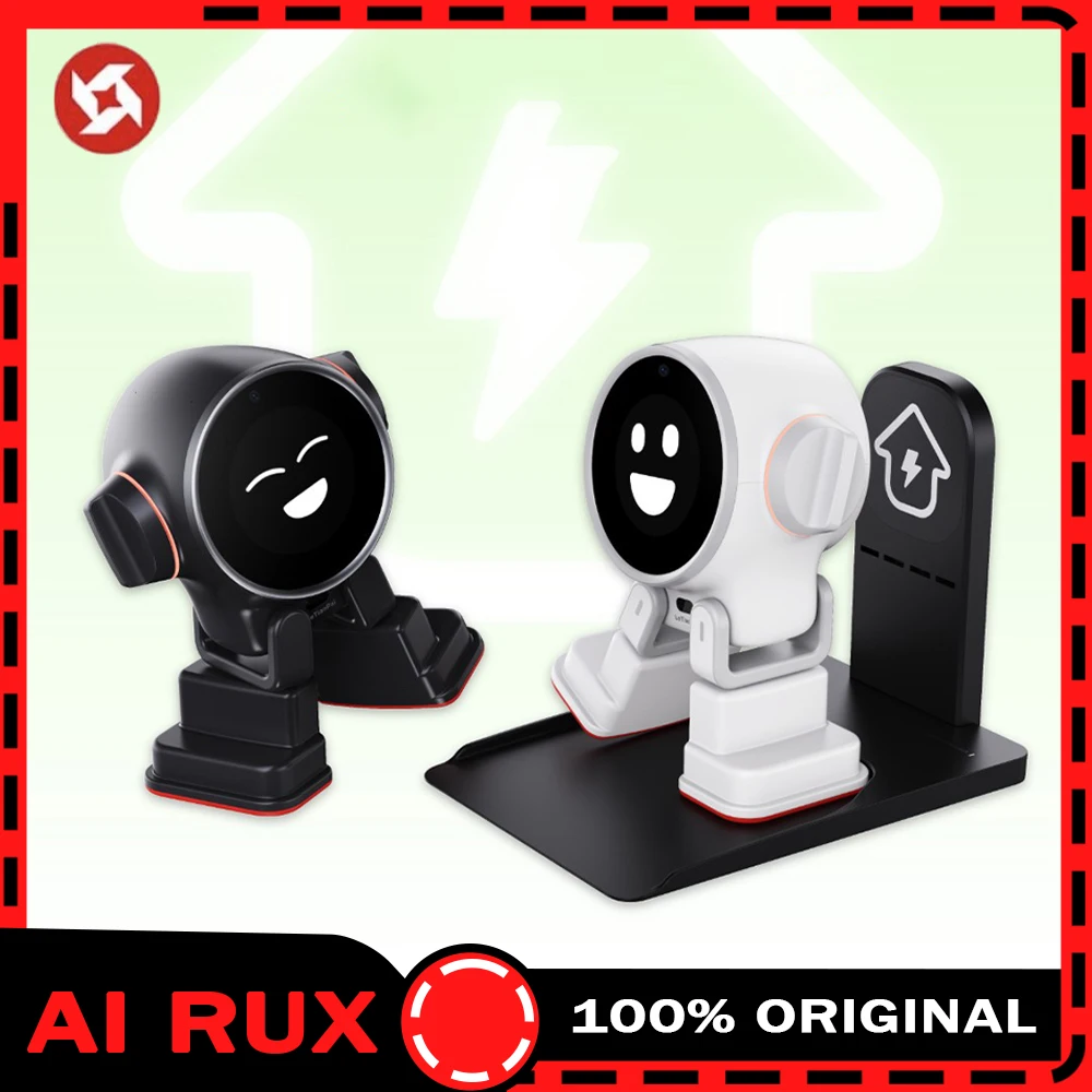 AI Rux Smart Robot Emotional Interaction Companion Pet Robot Desktop Decoretion Kawaii Pet For Children Christmas Present Custom