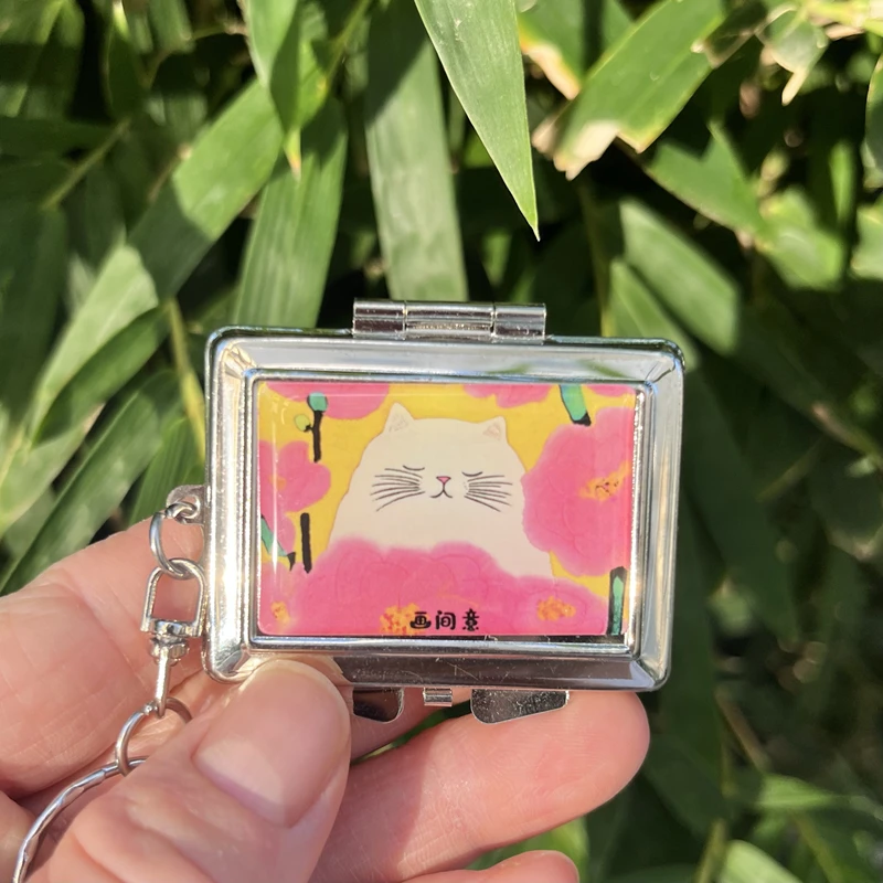 휴대용 페인팅 용품, 수채화 색상 디펜서 틴 박스, 미니 꽃 페인트 용기, 12 색..