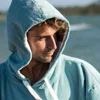 Swimming Diving Hooded Bathrobe Thicken Changing Robe Poncho Keep Warm Microfiber Towel Wind proof Winter Surfing Quick Dry Coat 5