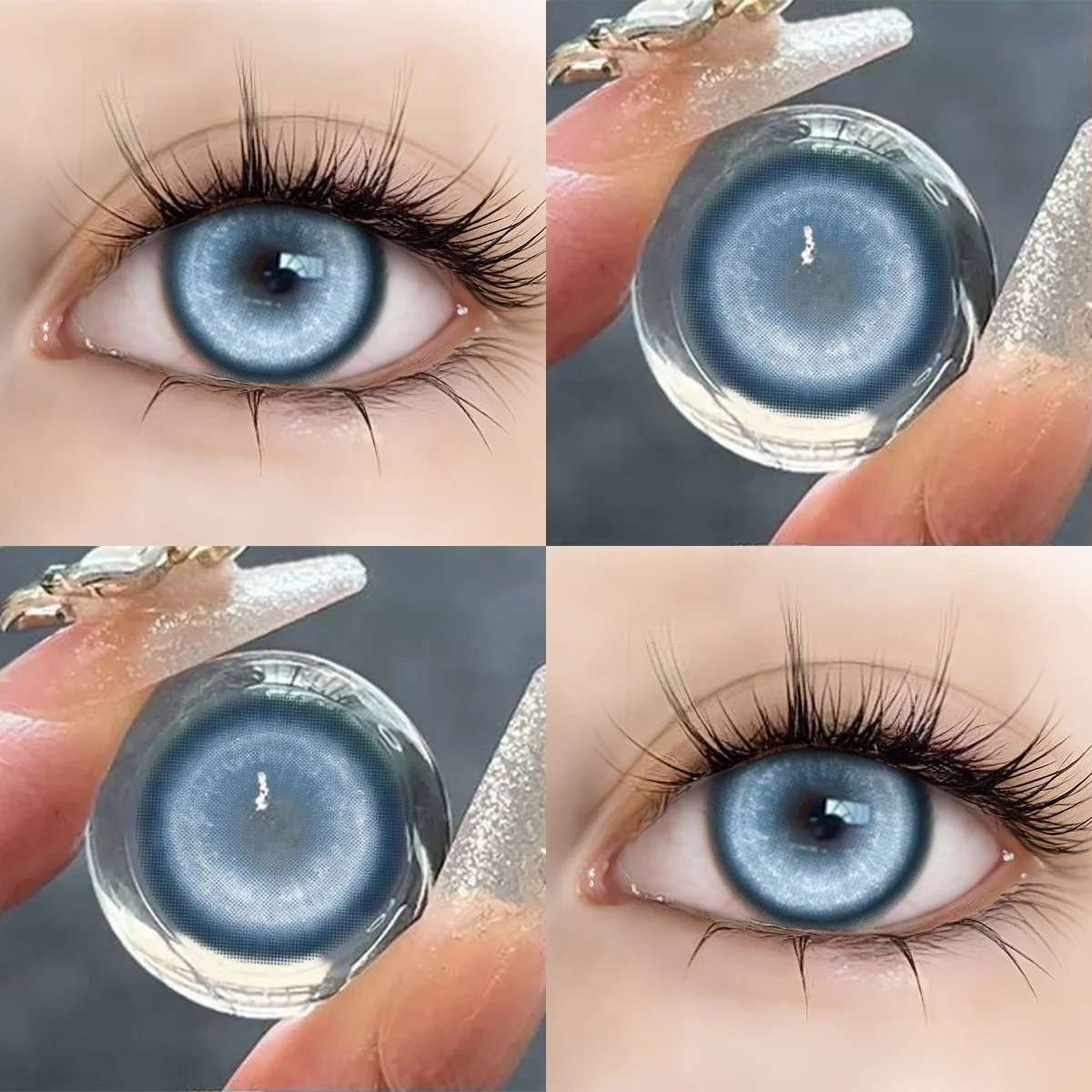 Nebula Blue Cosplay Colored Contact Lenses - Anime & Halloween Edition