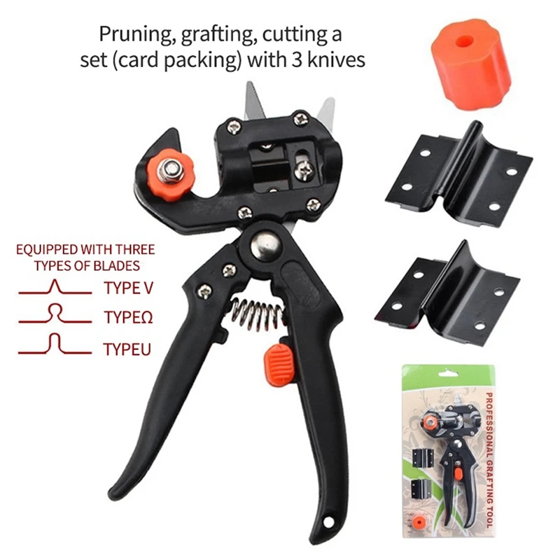 Grafting Pruner Garden Tool Branch Cutter Secateur Pruning Plant Shears Boxes Fruit Tree Scissor Chopper Vaccination Cut 5