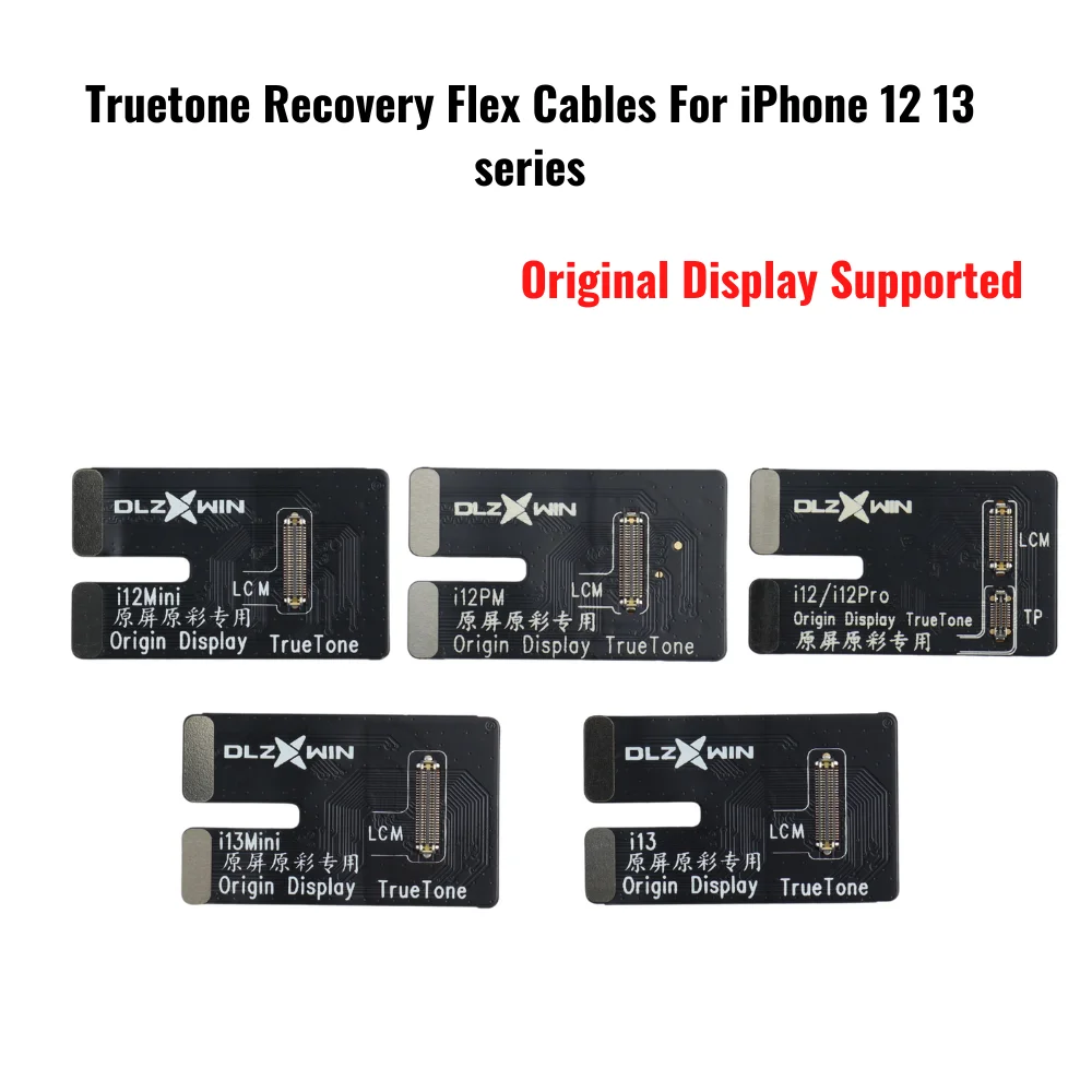 Dlzxwin Truetone Recovery Flex Cavi Per S300 Per Iphone 12 Mini/ 12/ 12 Pro/ 13/ 13 Mini (Display Originale Supportato)