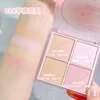 4 Colors Blush Brightens Contours Vitality Girlish Daily Whitening Peach Matte Blush Rouge Expansion Contraction All-In Makeups 4