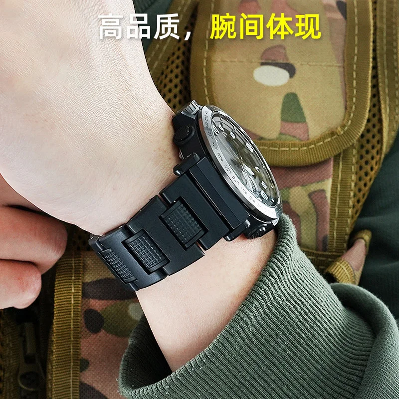 Versatile Composite Resin Watch Band Strap - 22MM, 23MM, 24MM
